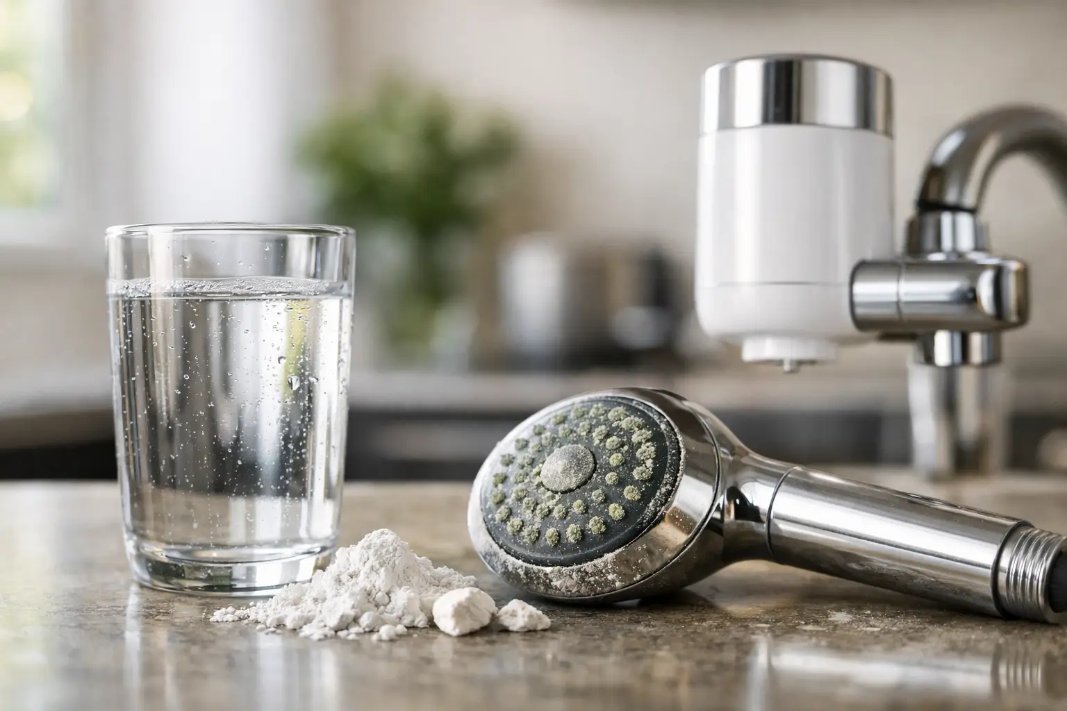 Kalk im Trinkwasser ohne Salz entfernen
