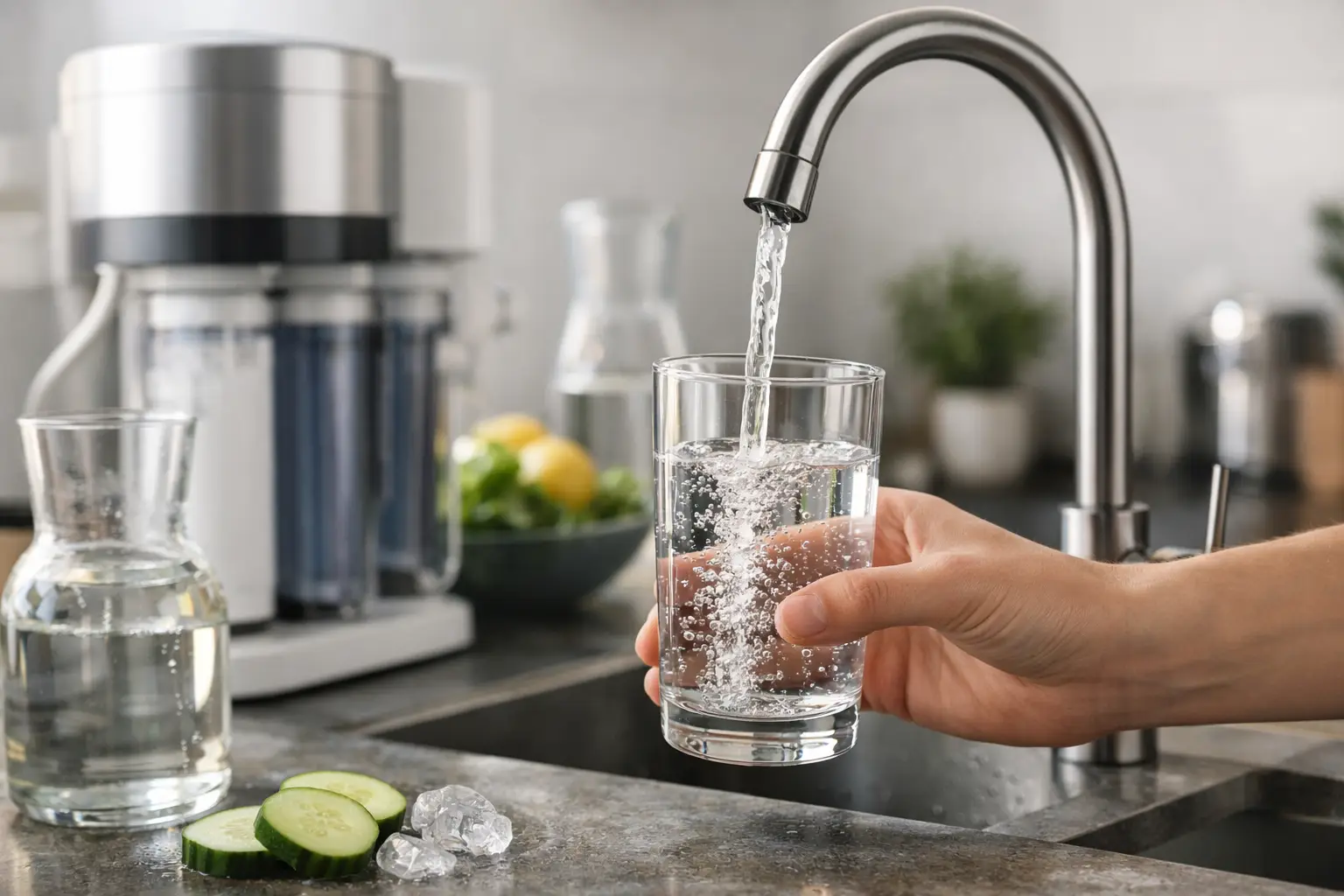 Trinkwasserqualität zuhause verbessern