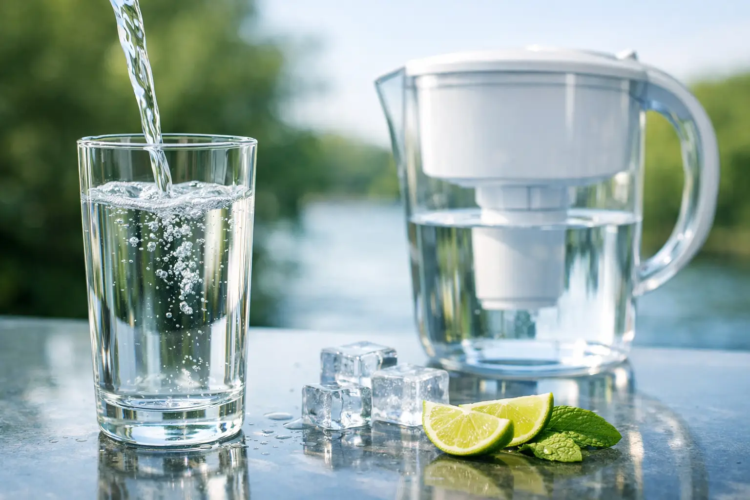 Wasser ohne Geschmacksveränderung filtern