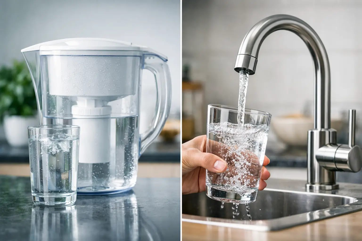 Gefiltertes Wasser oder Leitungswasser?