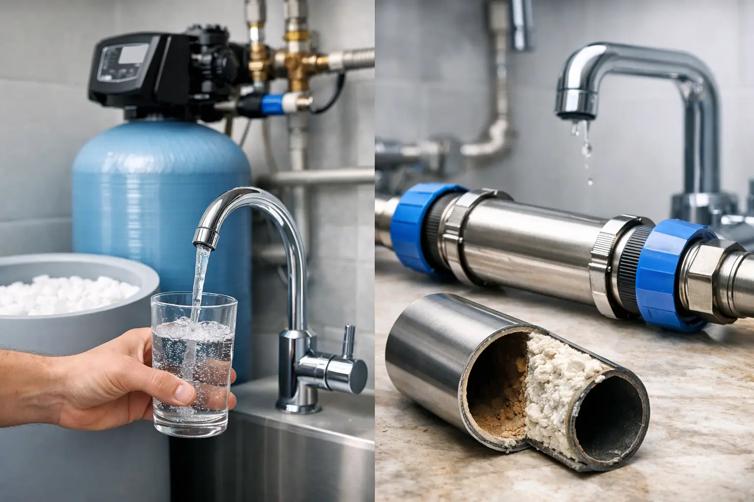 Wasserenthärtung oder Kalkschutzsystem?