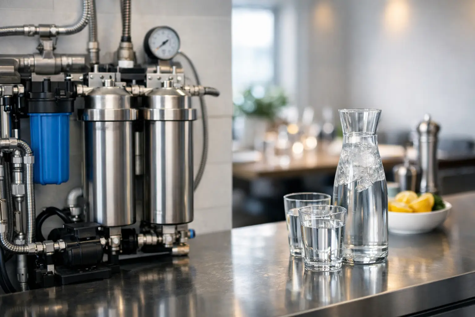 Trinkwasseranlage für Gastronomie auswählen