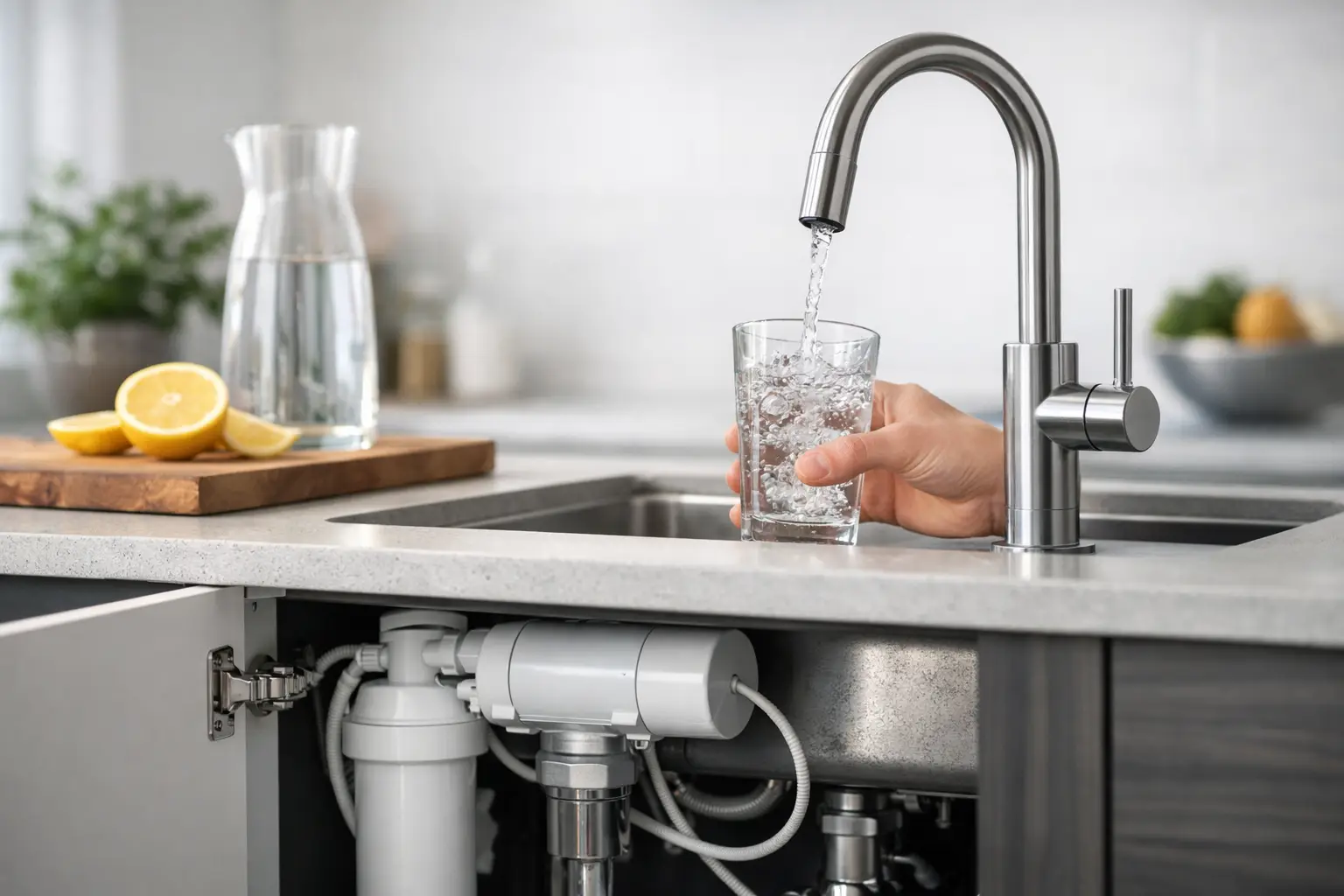Wasserfilter für Küchenarmatur richtig wählen