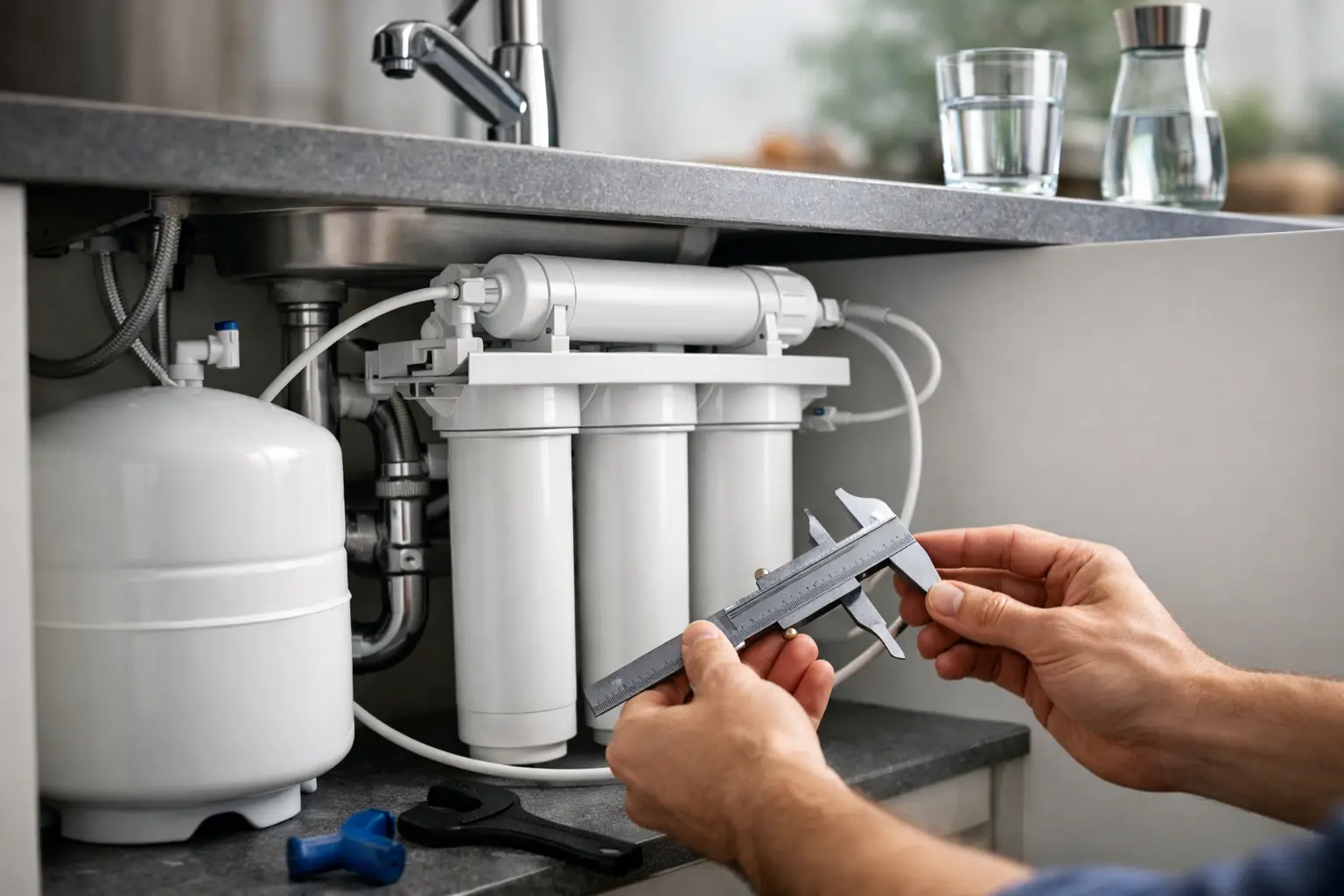 Wasserfilter untertisch richtig dimensionieren